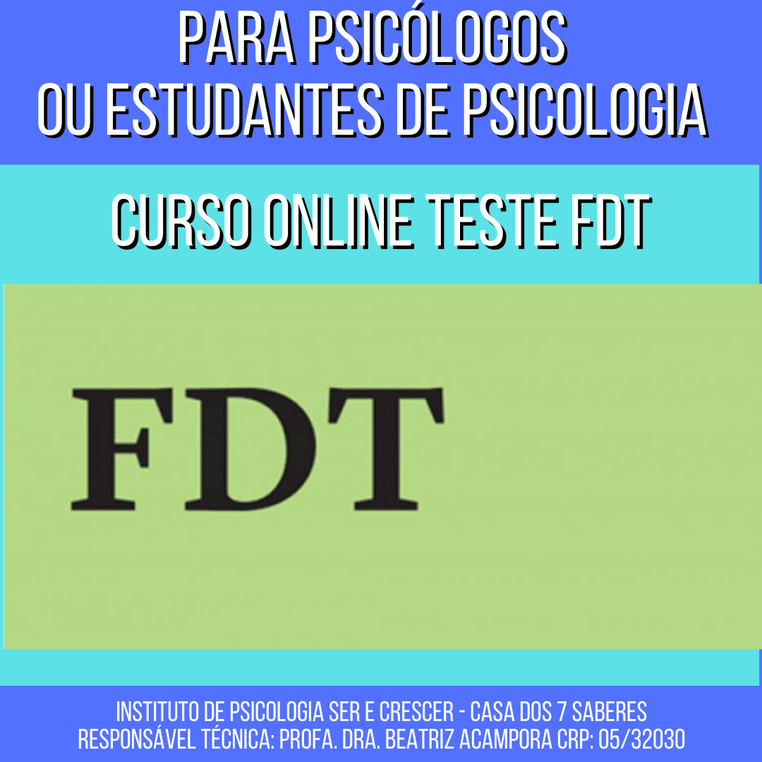 CURSO TESTE FDT | CURSO ONLINE