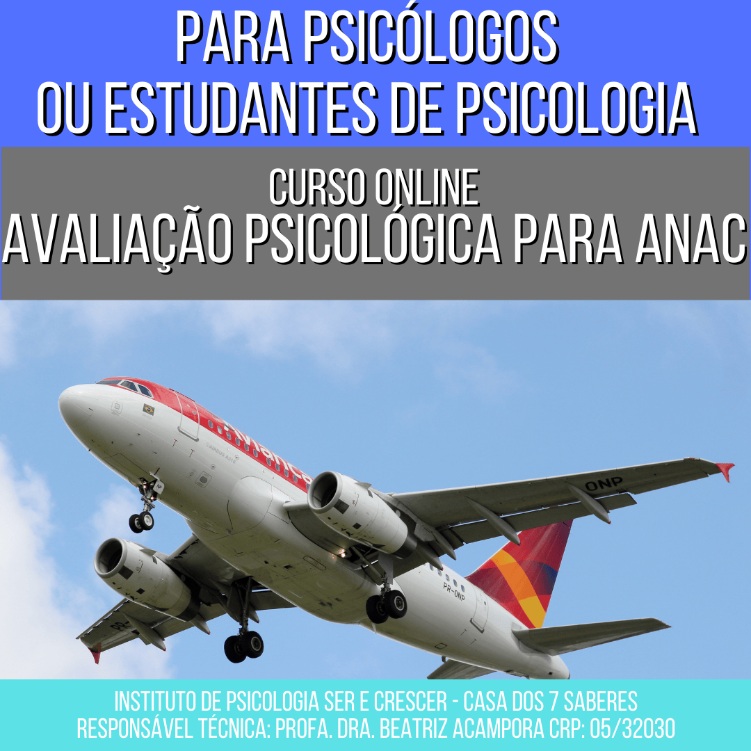 AVALIAÇÃO PSICOLÓGICA PARA ANAC | CURSO ONLINE