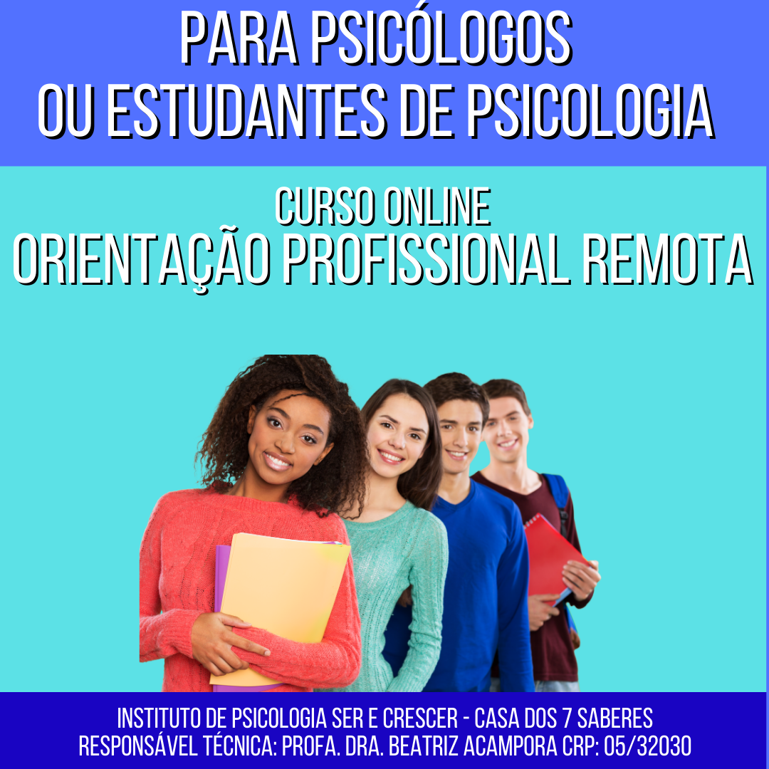 ORIENTAÇÃO PROFISSIONAL REMOTA |  CURSO ONLINE