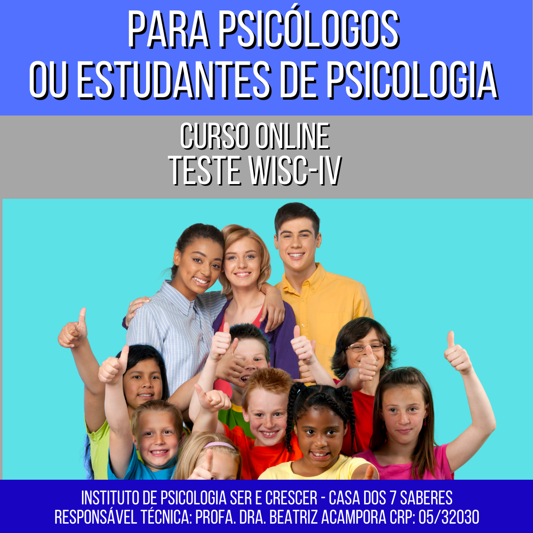 TESTE WISC-IV | CURSO ONLINE