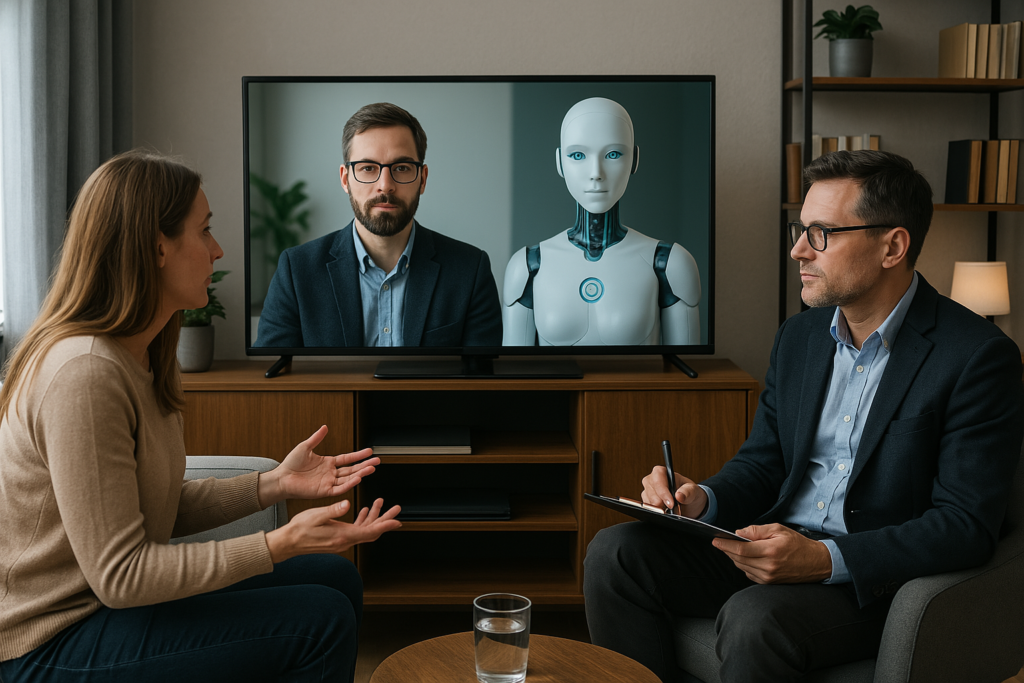 04 A IA NA PSICOLOGIA A interseção entre tecnologia e saúde tem gerado avanços significativos, especialmente no campo da psicologia. A integração da Inteligência Artificial (IA) no atendimento psicológico é uma tendência emergente que promete transformar a maneira como os serviços de saúde mental são oferecidos. Este artigo explora como a IA está sendo incorporada na prática psicológica, os benefícios e desafios associados, e as implicações para o futuro do atendimento em saúde mental.