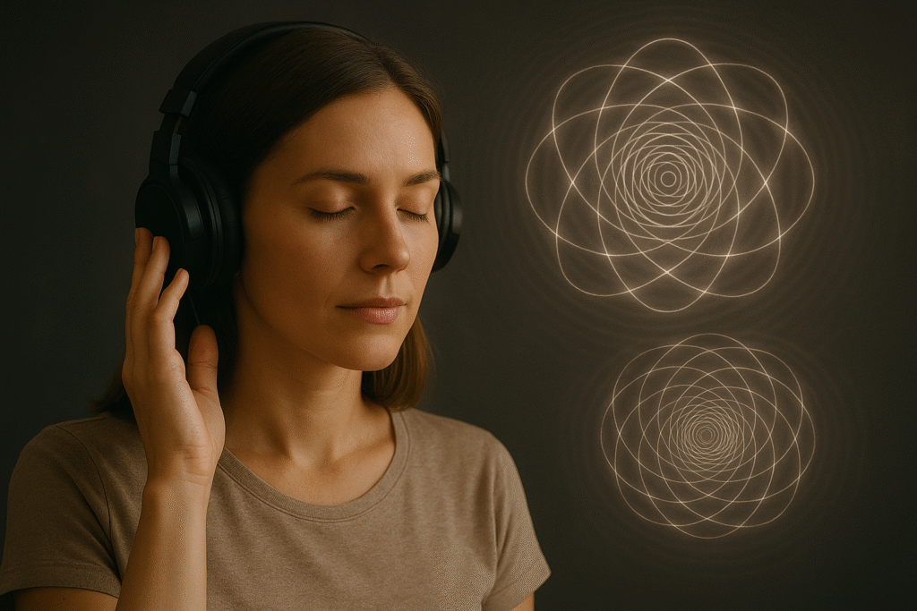 Entre os recursos sensoriais, o uso de estímulos sonoros destaca-se como uma estratégia poderosa na indução hipnótica, em especial na chamada hipnose neurossensorial. Essa abordagem, desenvolvida no Brasil por pesquisadores como Prof. Dr. João Oliveira e colaboradores, emprega sons, frequências, além de outros estímulos (aromas, luzes, cores), para potencializar o processo hipnótico e facilitar a ressignificação de conteúdos internos